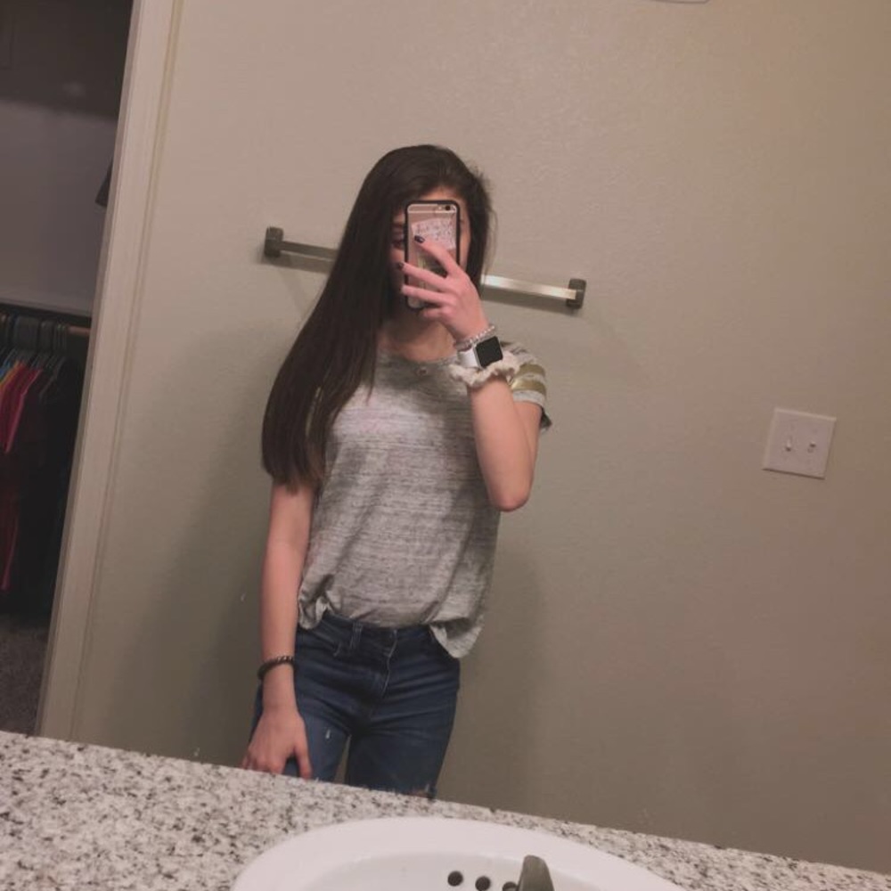 cute grey tee